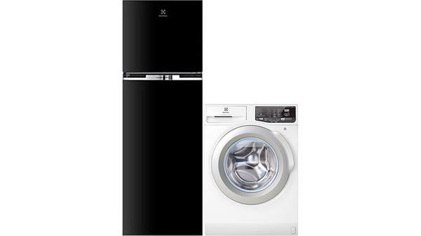 Combo tủ lạnh Electrolux 320 lít ETB3400H-H + máy giặt Electolux 8kg EWF8025EQWA giá hấp dẫn tại Nguyễn Kim