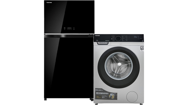 Combo Tủ lạnh Toshiba 555 lít GR-AG58VA + Máy giặt Toshiba 9.5 kg TW-BH105M4V giá hấp dẫn tại Nguyễn Kim