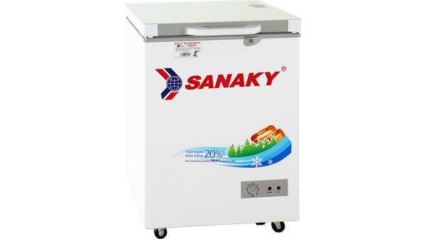 Tủ đông Sanaky 100 lít VH-1599HYK mặt nghiêng phải