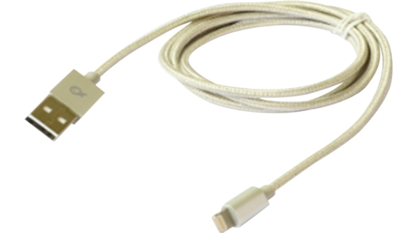 Cáp Poss 1m Lightning to USB-A Tresse Argent PSL-1TSR