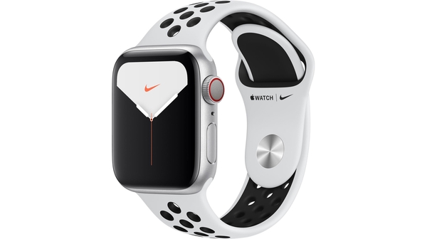 Apple Watch Nike+ S5 40 SIL ALPBSP MX3R2VN/A mặt nghiêng trái