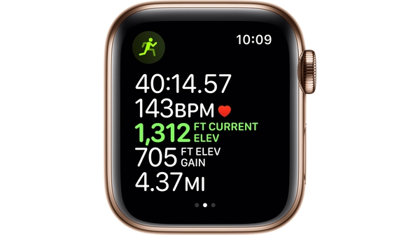 Apple Watch S5 GPS + Cellular 40mm viền thép, dây cao su MWX62VN/A
