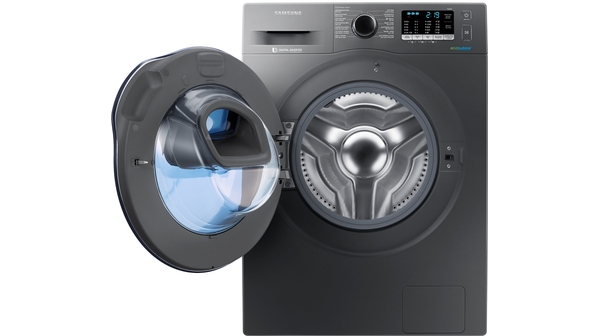 Máy giặt Samsung Inverter 9.5 kg WD95K5410OX/SV mặt chính diện cửa mở