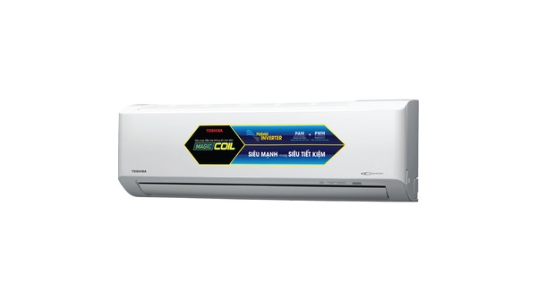 Máy lạnh Toshiba Inverter 1 HP RAS-H10H2KCVG-V mặt nghiêng bên phải