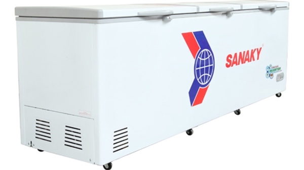 Tủ đông Sanaky Inverter 900 lít VH-1199HY3 mặt nghiêng phải