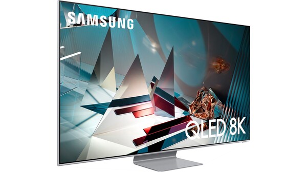 Smart Tivi QLED Samsung 8K 65 inch QA65Q800TAKXXV mặt nghiêng phải