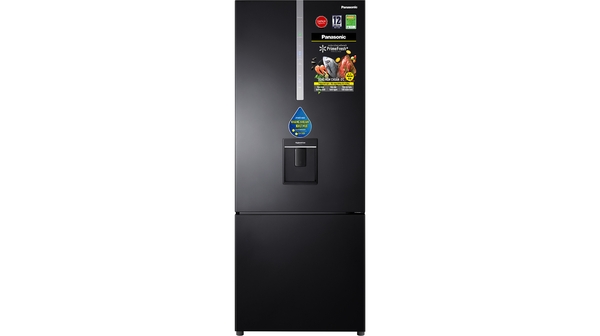 Tủ lạnh Panasonic Inverter 410 lít NR-BX460WKVN mặt chính diện