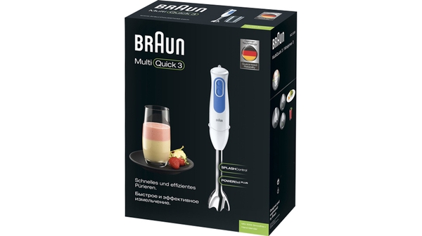 Máy xay Braun MQ3000+ Smoothie cơ chế Splash Contro chống văng