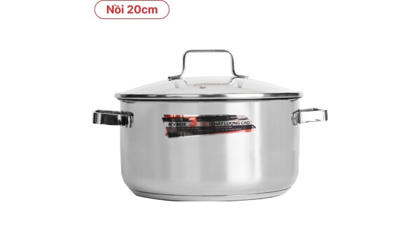 Bộ nồi Inox Happy Cook Milan HC-06MLGX giá rẻ tại Nguyễn Kim