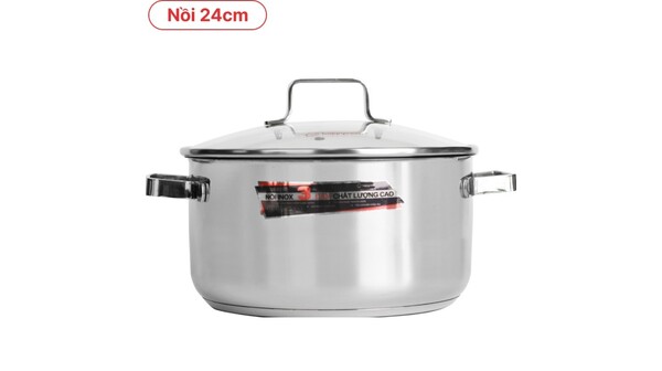 Bộ nồi Inox Happy Cook Milan HC-06MLGX giá rẻ tại Nguyễn Kim