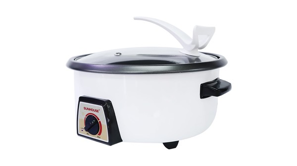 Nồi lẩu điện Sunhouse 3 lít SHD4521 mặt nghiêng phải