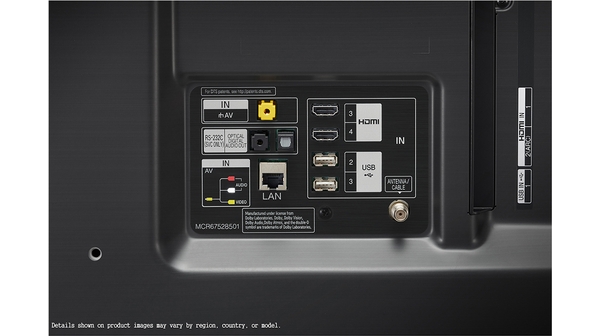 NanoCell Tivi LG 4K 49 inch 49SM8100PTA cổng kết nối