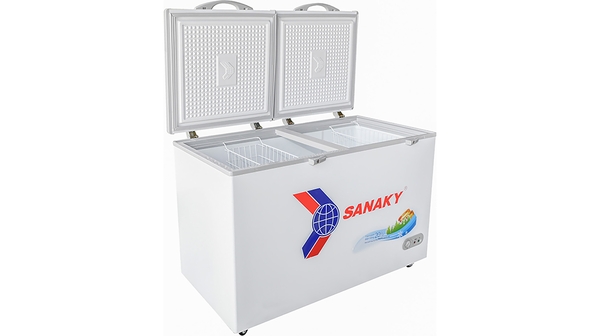 Tủ đông Sanaky 410 lít VH-5699HY mặt nghiêng phải tủ mở