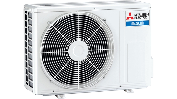 Máy lạnh Mitsubishi Electric 1 HP MS-HP25VF mặt chính diện cục nóng