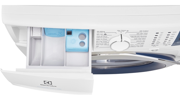 Máy giặt Electrolux Inverter 10 kg EWF1024BDWA khay đựng bột giặt