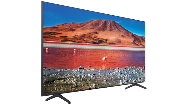Smart Tivi Samsung Crystal UHD 4K 50 inch UA50TU7000KXXV góc nghiêng trái