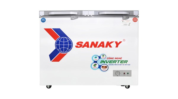 Tủ đông Sanaky Inverter 220 lít VH-2899W4K mặt chính diện