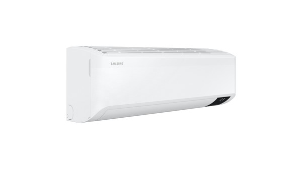 Máy lạnh Samsung Inverter 2 HP AR18TYHYCWKNSV mặt nghiêng trái dàn lạnh