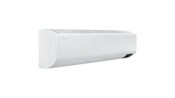 Máy lạnh Samsung Inverter 1 HP AR10TYGCDWKNSV mặt bên nghiêng trái