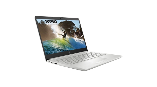 Laptop HP 14S-DK1055AU R3-3250U 14 inch 171K9PA mặt nghieng trái