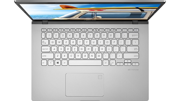 Asus 14 D409DA R5-3500U 14 inch D409DA-EK152T mặt top view bàn phím