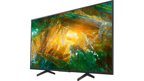 Android Tivi Sony 4K 49 inch KD-49X8050H VN3 mặt nghiêng trái