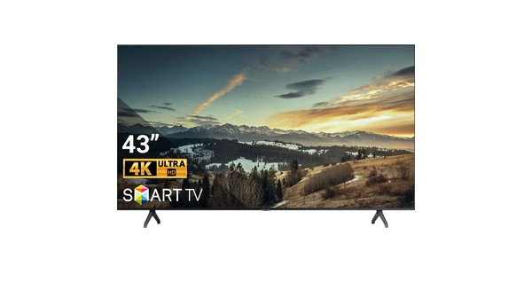 Smart Tivi Crystal 4K Samsung 43 inch UA43TU6900KXXV mặt chính diện