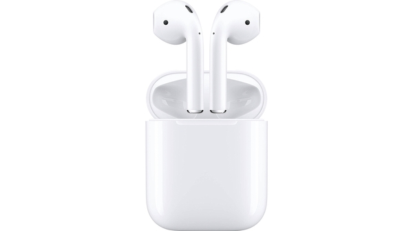 Tai nghe Apple Airpods 2 hộp sạc dây MV7N2VN/A mặt chính diện mở nắp