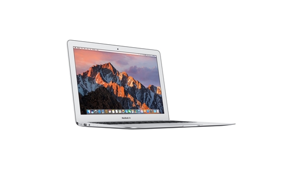 Apple Macbook Air i5 13.3 inch MQD32SA/A 2017 mặt chính diện nghiêng trái