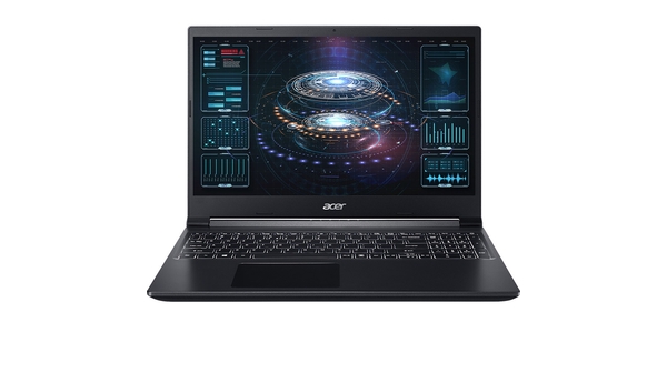 Acer Aspire 7 R5-3550H 15.6 inch A715-41G-R8KQ mặt chính diện