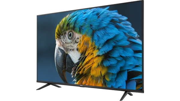 Android Tivi TCL 4K 43 inch 43P618 mặt nghiêng trái