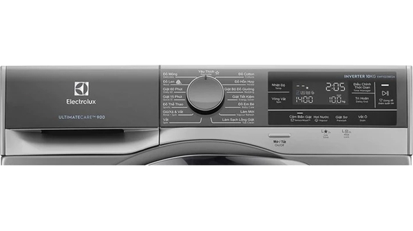 Máy giặt Electrolux Inverter 10 kg EWF1023BESA bảng điều khiển