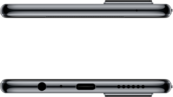 Điện thoại Vivo V20 (8GB/128GB) Đen mặt cạnh dưới