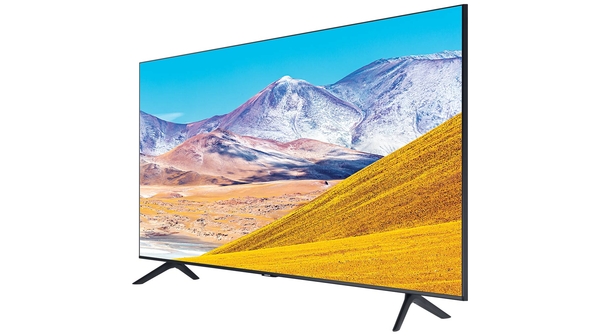 Smart Tivi Samsung 4K 50 inch UA50TU8000KXXV mặt nghiêng trái