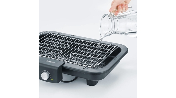 Vỉ nướng Severin PG-8546 khay đựng nước giảm thiếu khói