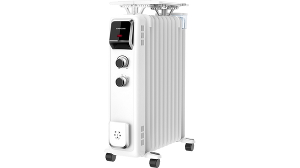 Máy sưởi dầu Sunhouse 13 lá SHD7084 mặt nghiêng trái