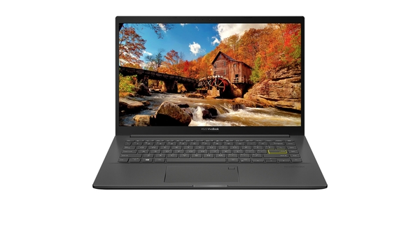 Laptop Asus VivoBook 14 A415EA i5-1135G7/8GB/512GB EB360T mặt chính diện