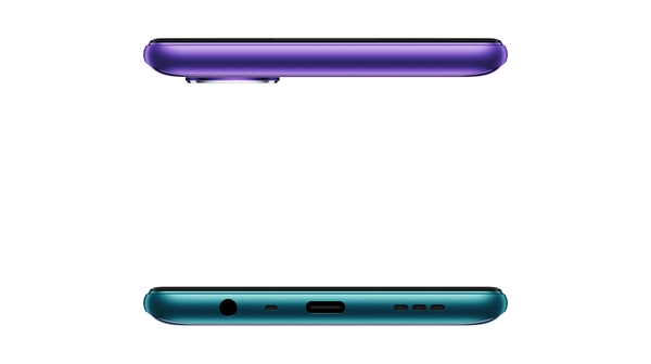 Điện thoại OPPO A92 Tím cạnh trên dưới