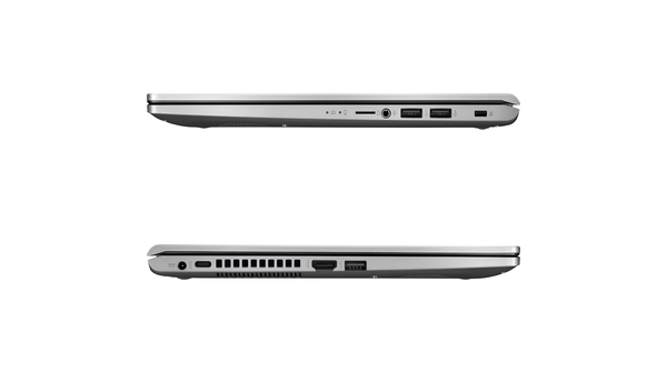 Laptop Asus D509 R3-3250U 15.6 inch D509DA-EJ800T mặt cạnh bên, cổng kết nối