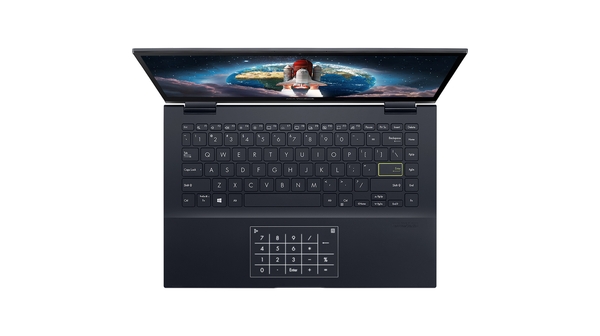 Laptop Asus VivoBook Flip 14 TM420 R3-4300U 14 inch TM420IA-EC155T mặt bàn phím
