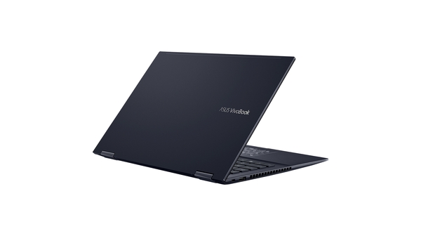 Laptop Asus VivoBook Flip 14 TM420 R3-4300U 14 inch TM420IA-EC155T mặt lưng nghiêng phải
