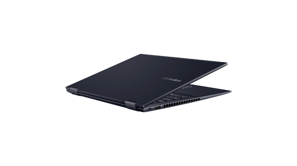 Laptop Asus VivoBook Flip 14 TM420 R3-4300U 14 inch TM420IA-EC155T mặt lưng nghiêng phải gập máy