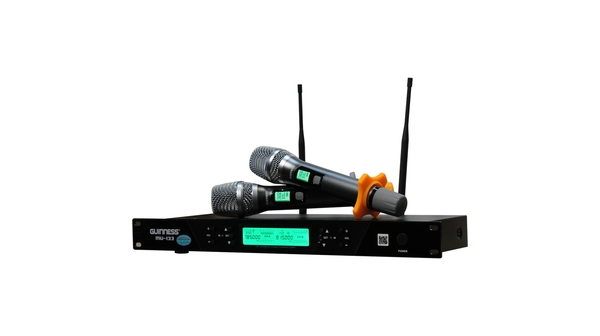 Micro không dây Guinness MU-133 mặt nghiêng trái
