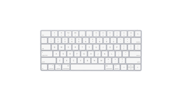 Bàn phím không dây Apple Magic Keyboard (MLA22ZA/A) topview