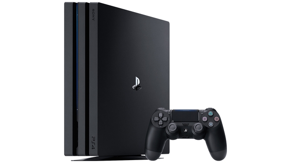 Máy chơi game Sony PS4 Pro 1TB OM2 Bundle CUH-7218B mặt nghiêng trái