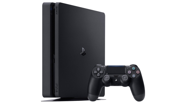 Máy chơi game Sony PS4 Slim 1TB MEGA3 CUH-2218B mặt nghiêng trái