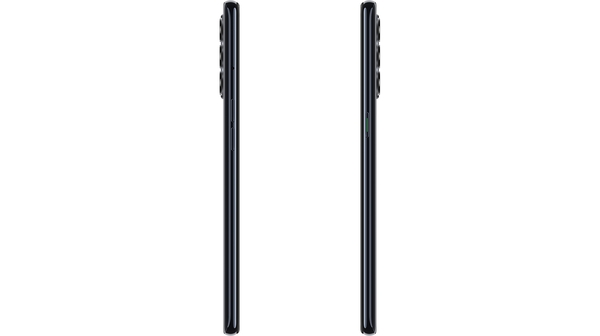 Điện thoại OPPO Reno5 Đen mặt cạnh bên