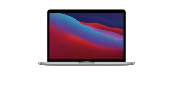 Laptop MacBook Pro M1 13.3 inch 256GB MYD82SA/A Xám mặt chính diện