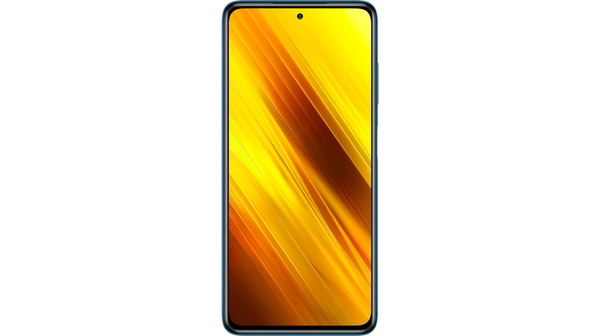 Điện thoại Xiaomi POCO X3 6GB/64GB Xanh Dương mặt chính diện