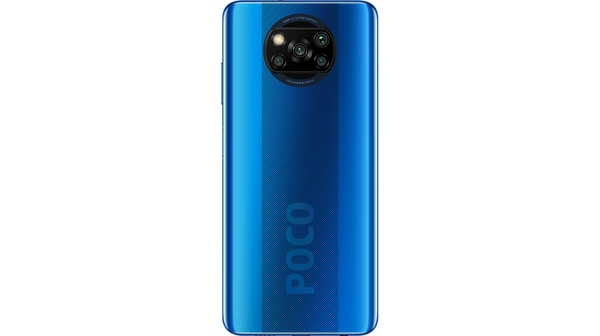 Điện thoại Xiaomi POCO X3 6GB/64GB Xanh Dương mặt lưng